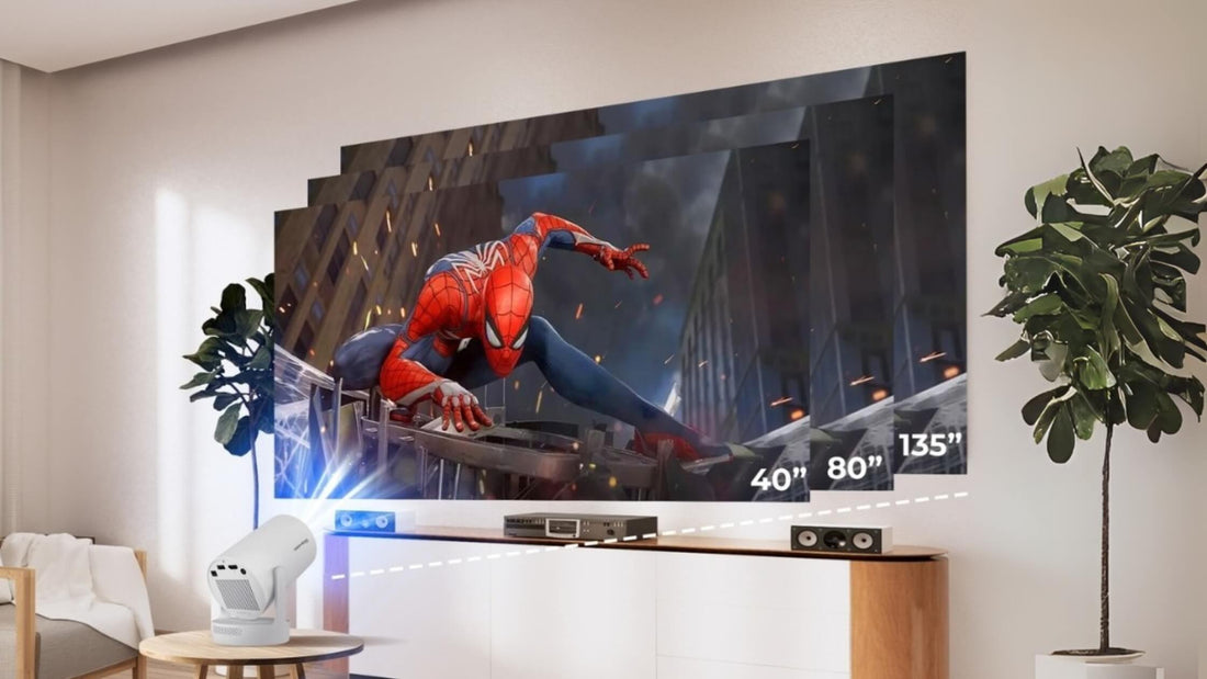 Enjoy cinema-quality projection even in small spaces with Vision Beam™